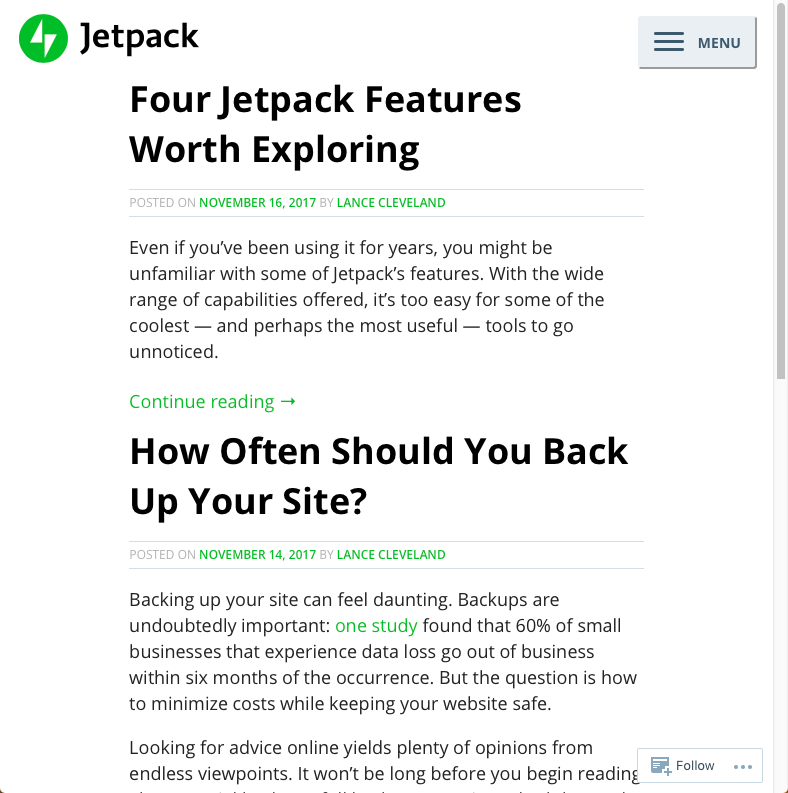 My first technical writing gig