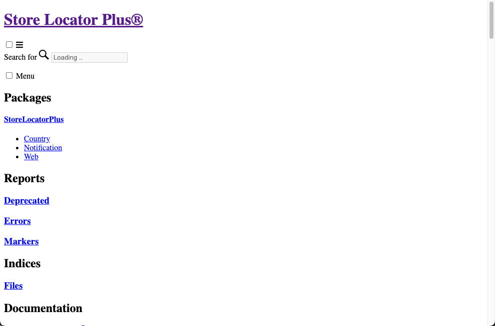 phpDocumentor web pages are not styled