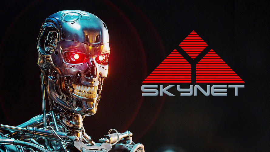 Skynet - an Artificial Intelligent futuristic humanity harvester from The Terminator.