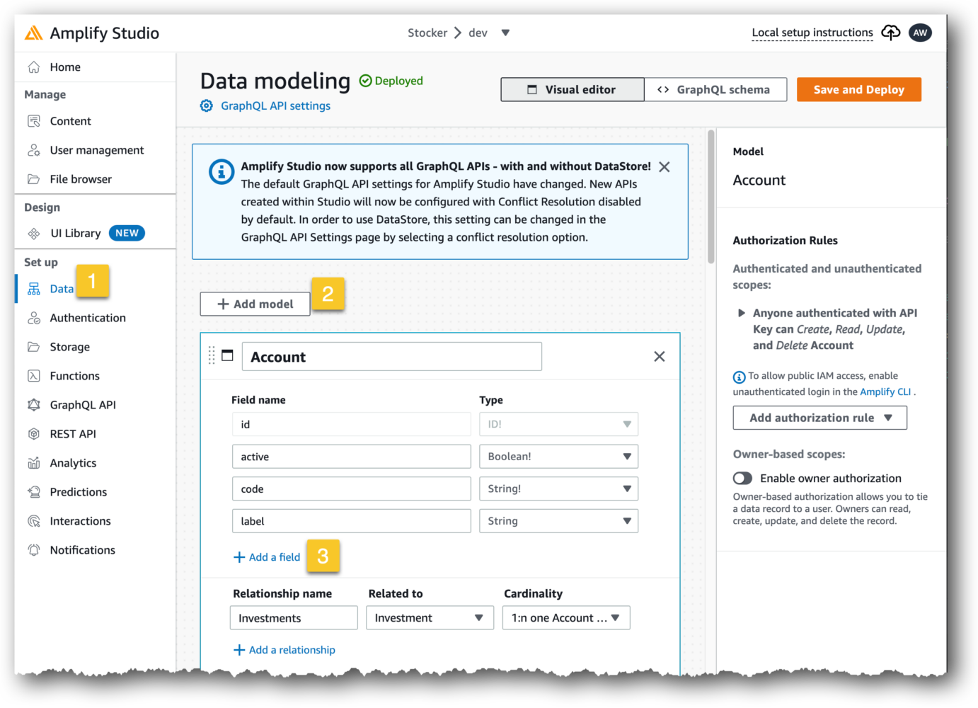 Adding Persistent Data Structures To An Amplify App by Lance Cleveland ...